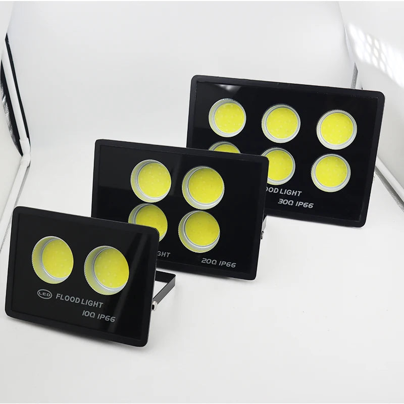 NEW Led Flood Light 500W 400W 300W 200W 100W AC 220V Outdoor Wall Floodlight Spotlight IP66 Waterproof LED Street Lamp