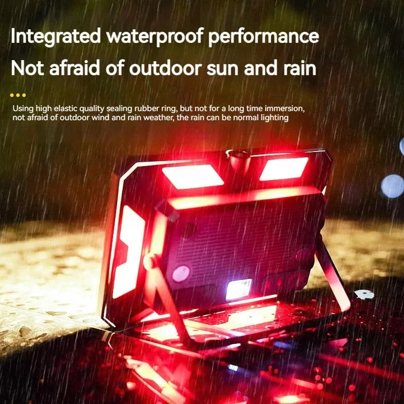 Portable LED Camping Tent Light Rechargeable Searchlight High Power Outdoor Emergency Lighting Waterproof Night Car Repair Lamp