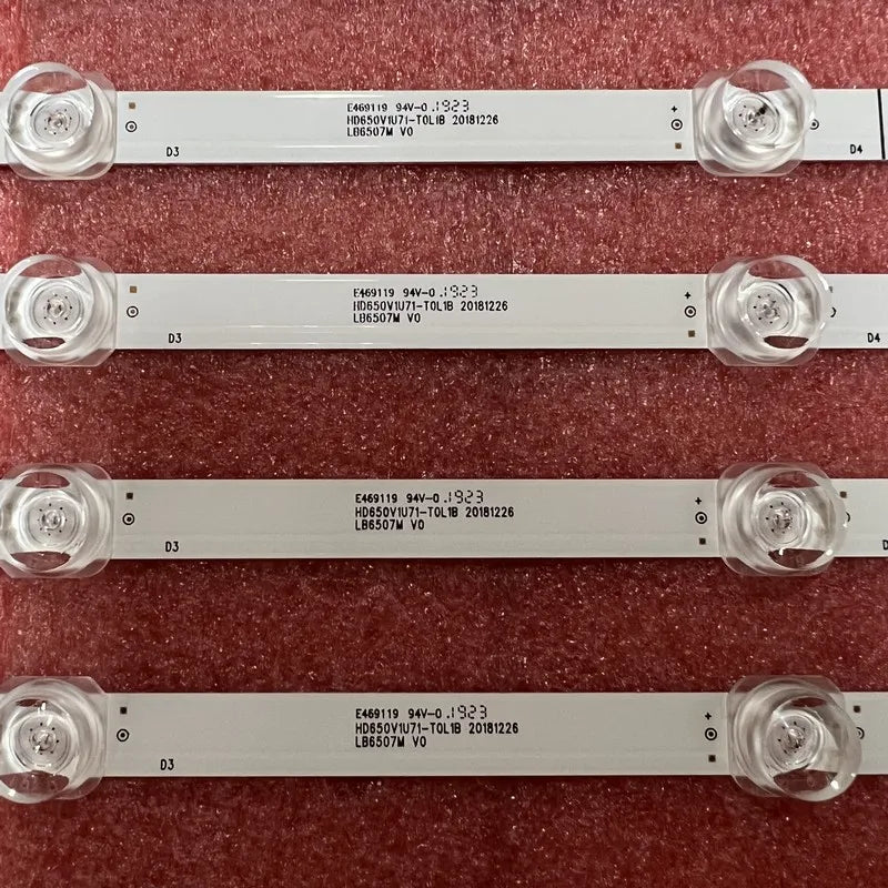 LED Backlight Strip for Hisense LB6507M V0 65H6570F 65H6510G H65B7100 H65B7300 HD650V1U72-T0L1 HE659XH HD650V1U71-T0L1B