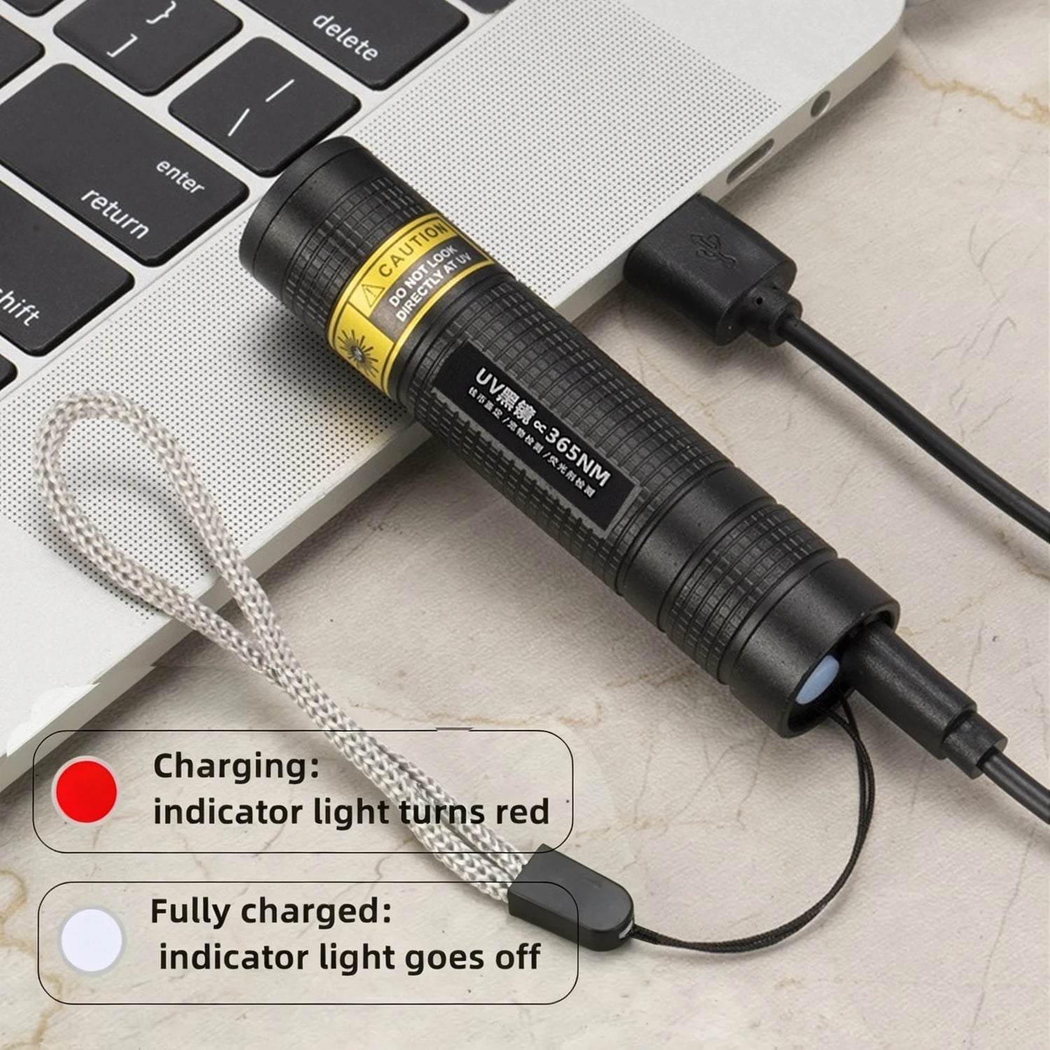 365nm Mini UV Led Blacklight Flashlight Usb Rechargeable Nail lamp Pet Stain Leakage Marker Ore Money Scorpion Detection lights
