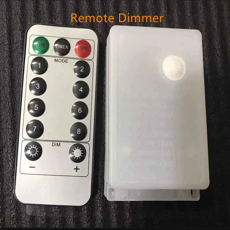 LED Dimmer 8 Modes EK-04 Controller LED String Mesh Curtain Lights Remote Control Kits Christmas Colorful Decoration Dimmer