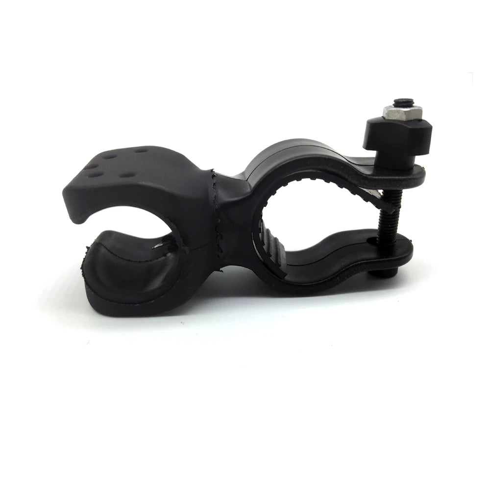 360 Degree Rotatable Bike Light Bracket MTB Road Bike LED Flashlight Mount Holder Universal Flashlight Holder Front Light Clip