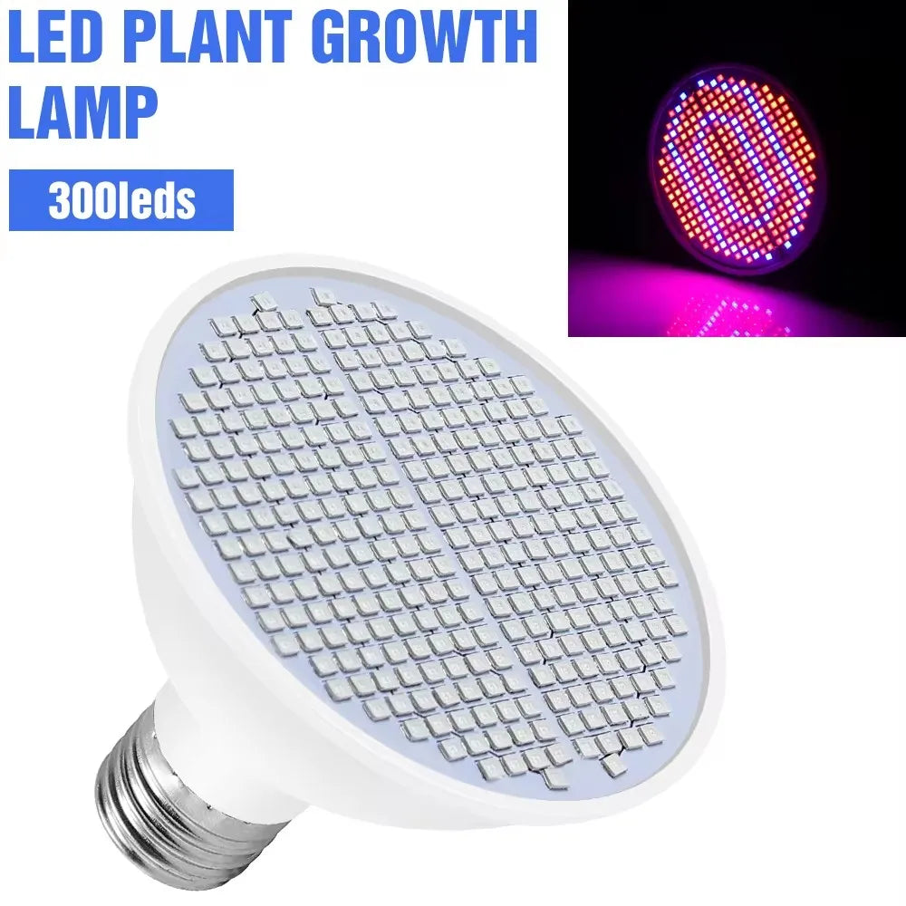 LED Plant Grow Lights Bulb E26/E27 Full Spectrum 85-265V Flowers Hydroponics Greenhouse Tent Growbox Cultivation Phytolamp Bulbs