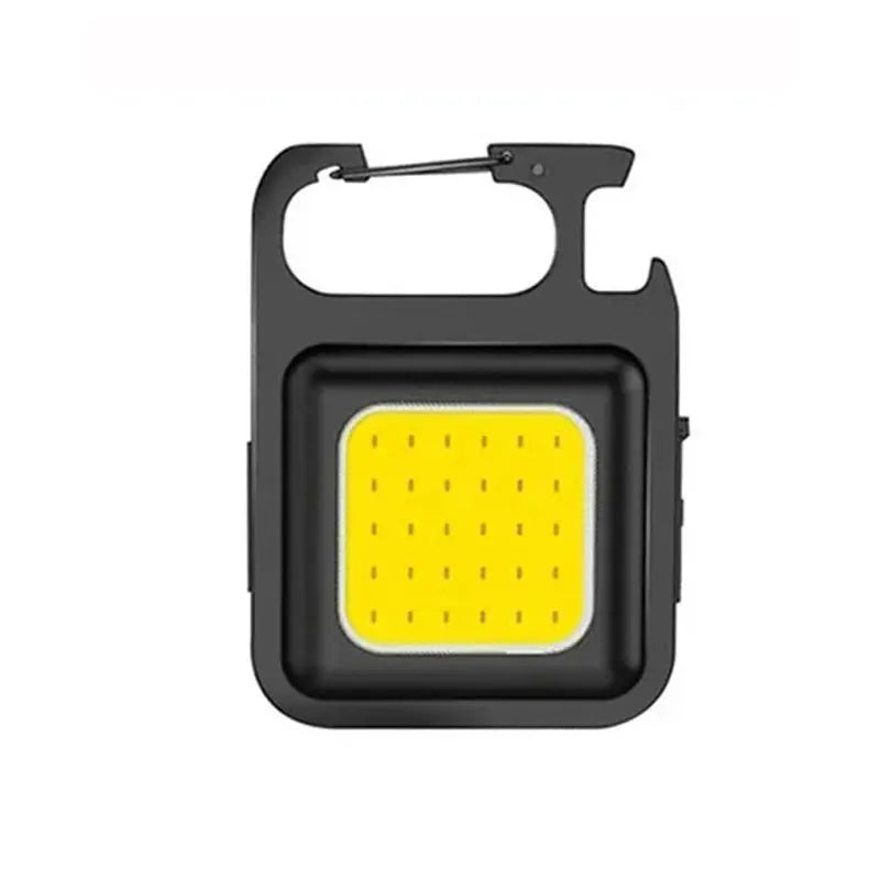 Super Bright MINI COB Keychain Flashlight Charging Lamp Camping Lights with Magnet 4 Lighting Modes for Camping Home