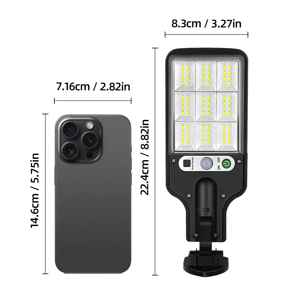 Outdoor Solar Garden Lights with Human Body Motion Sensor 3 Modes Terrace Garage Courtyard Waterproof Outdoor Solar Lamp