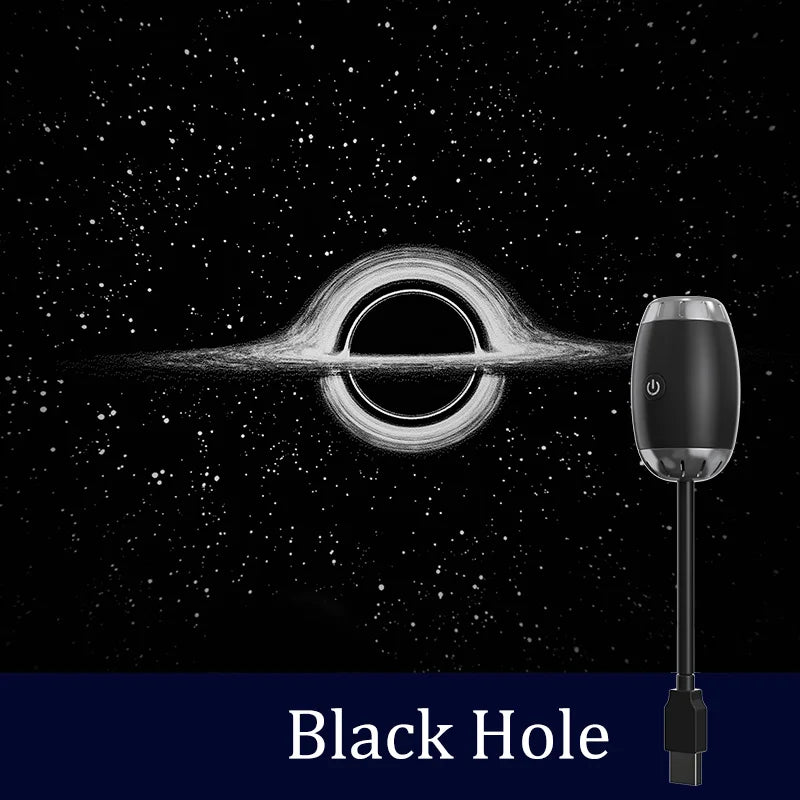 Galaxy Projector USB Night Light Car Mood Lights LED Starry Star Lamp Party Cool Stuff For Room Bedroom Home Gaming Decor
