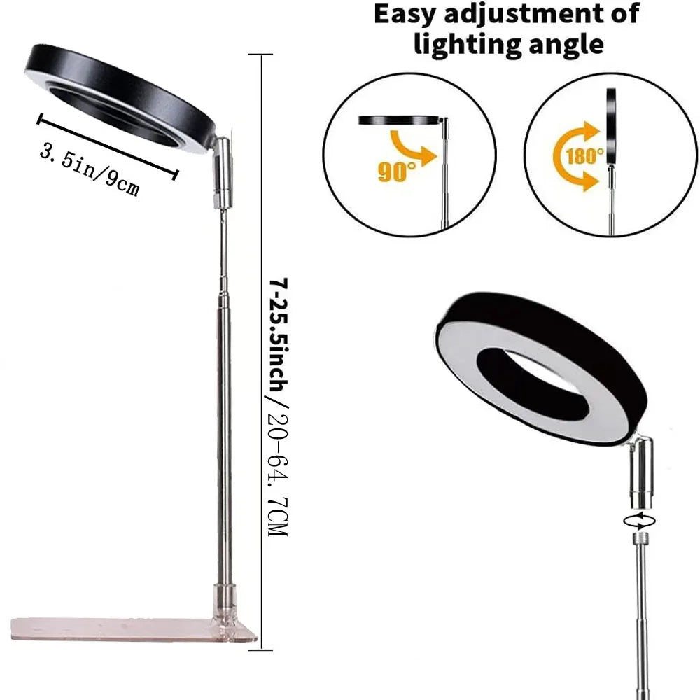 Indoor Full-Spectrum Plant Growth Lights, Led Plant Lights, and Indoor Sunlight-Like Growth Lights Are Suitable for Indoor Plants and Grow Lights with Retractable Bases