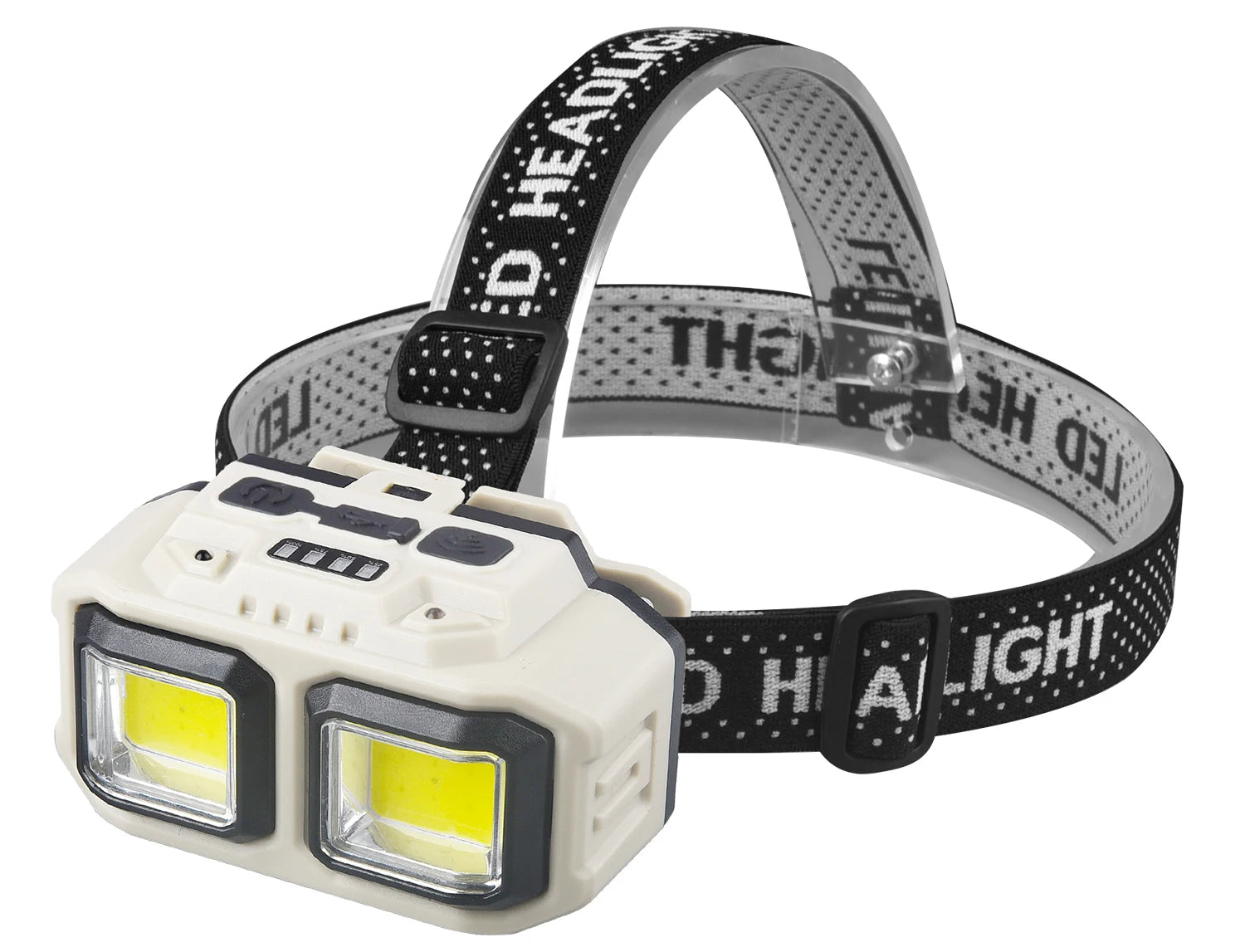 Powerful LED Headlamp Induction Rechargeable Head Flashlight Safety Lighting Head Torch for Outdoor Camping Cycling Fishing