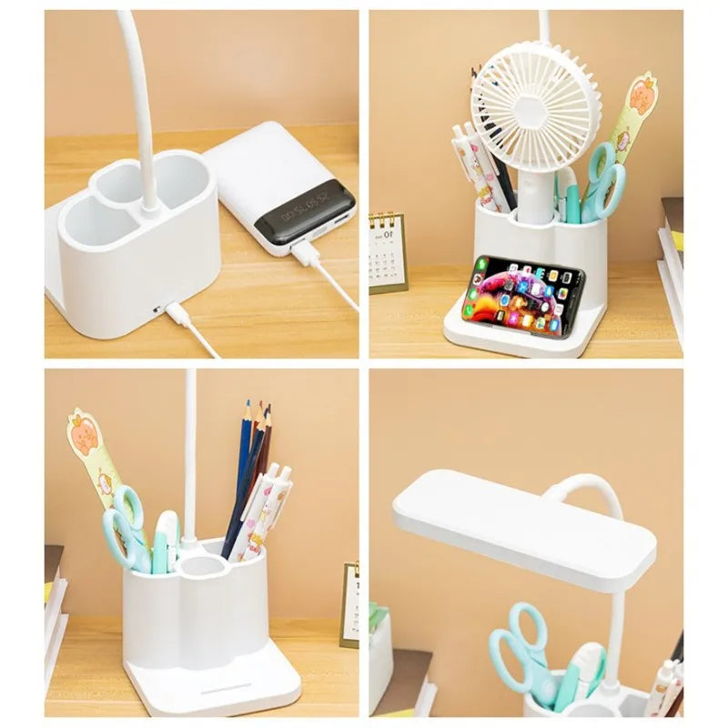 Veilleuse de lecture USB pour dortoir et chambre à coucher, lampe de bureau LED, protection des yeux, bureau d'étudiant