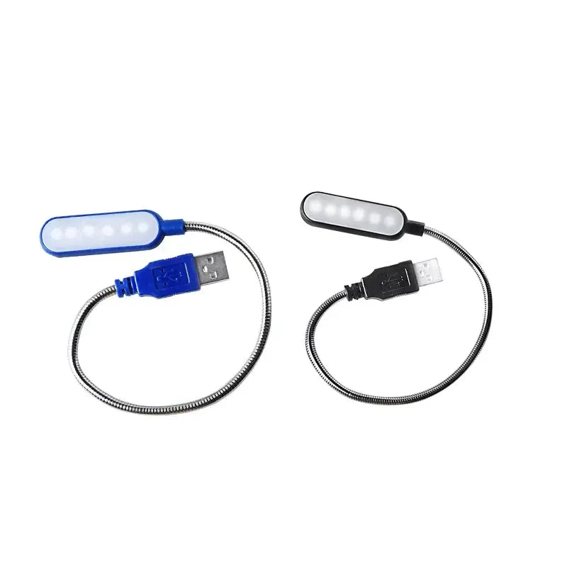 Mini USB LED Book Light, Flexible Gooseneck Reading Lamp Portable Night Light.Plug-in USB Light for Power Bank, Laptop, Notebook