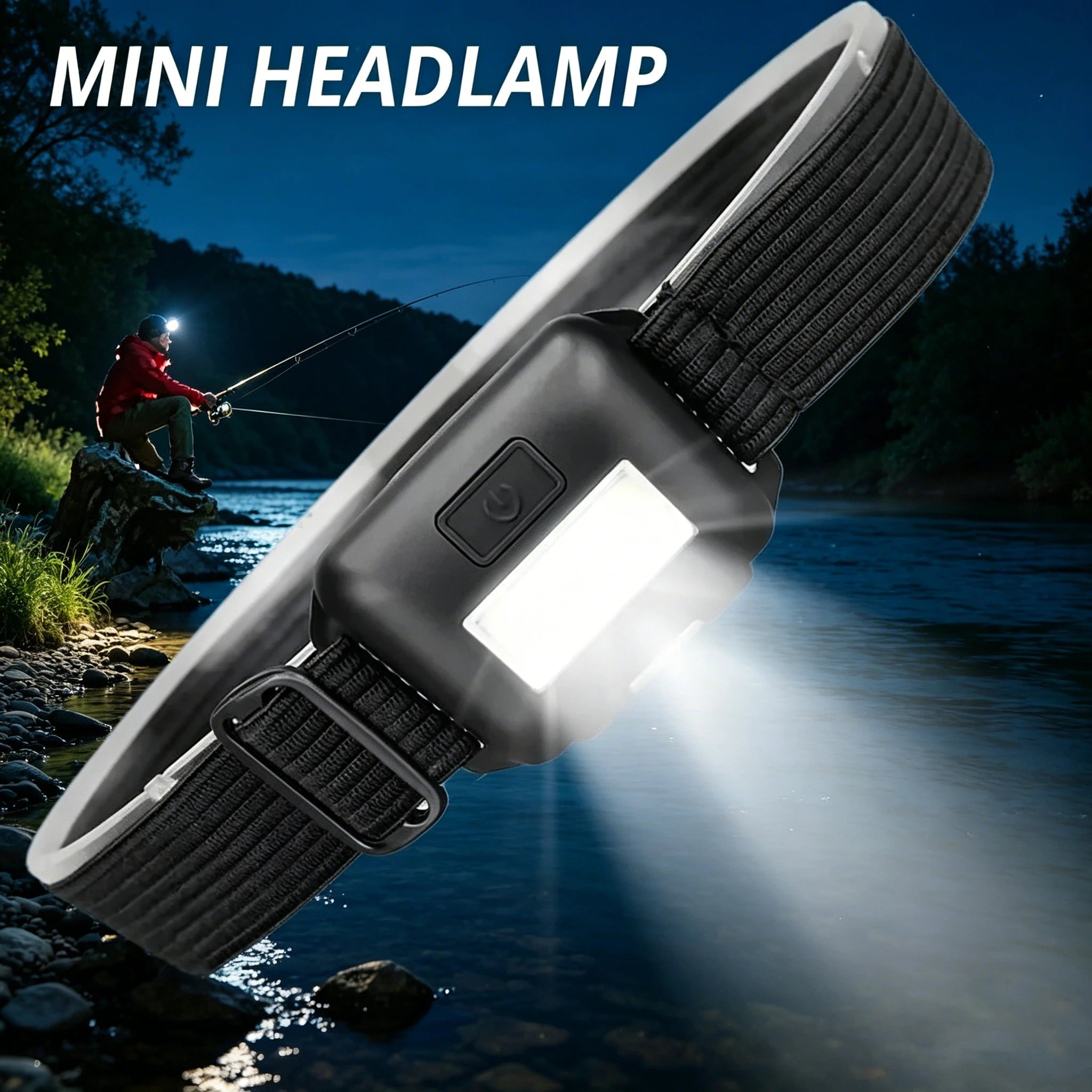 Rechargeable Flashlight Cap Light Rechargeable Led Headlamp Super Powerful Flashlights High Power Flashlight Hiking Lamp Battery