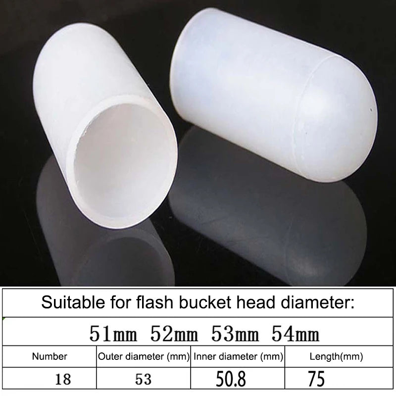 2Pcs Silicone Elastic Flashlight Lampshade For SP31 SP35 IF22A C8G IF25A SP36 S2 C8 EA01 TS21 Q8 14-75MM Torch