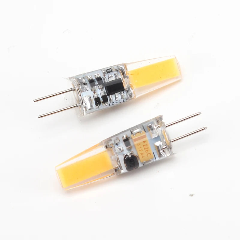 10Pcs G4 LED COB  Mini Lamp 3W Bulb AC DC 12V 220V Candle Lights Replace 30W 40W Halogen for Chandelier Spotlight