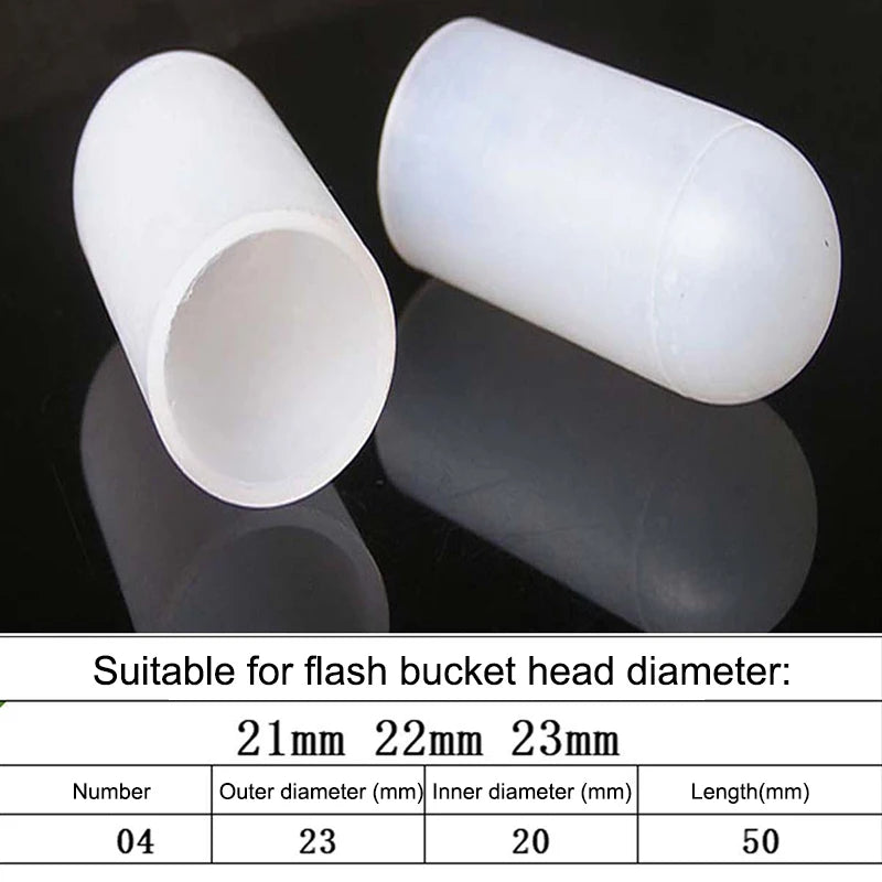 2Pcs Silicone Elastic Flashlight Lampshade For SP31 SP35 IF22A C8G IF25A SP36 S2 C8 EA01 TS21 Q8 14-75MM Torch