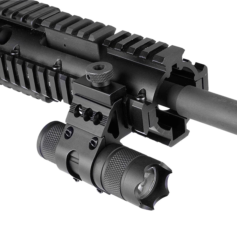 1PCS 25.4mm Quick Release Offset Flashlight Scope Mount 20mm Rail 45 Degree Sight Mount Hunting Accessories