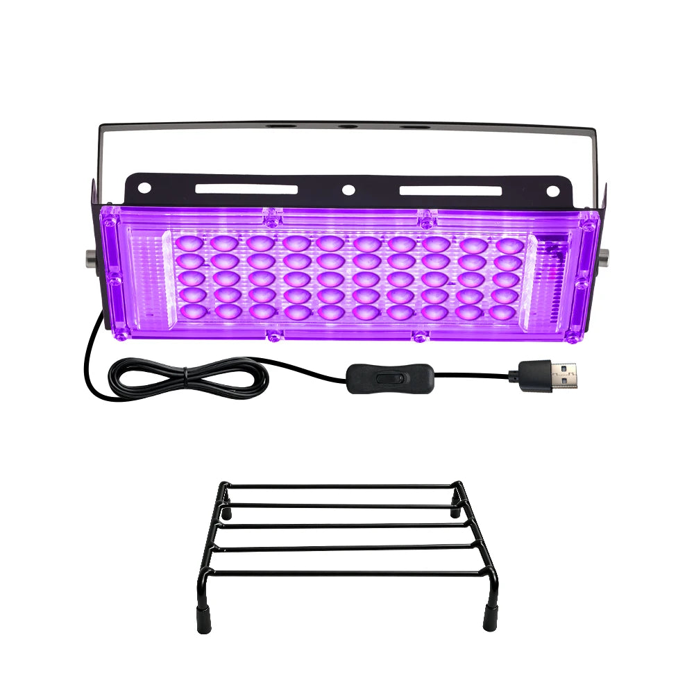 50 LED UV Resin Curing Lamp | Fast Cure USB UV Light for DIY Jewelry Making and Epoxy Crafts
