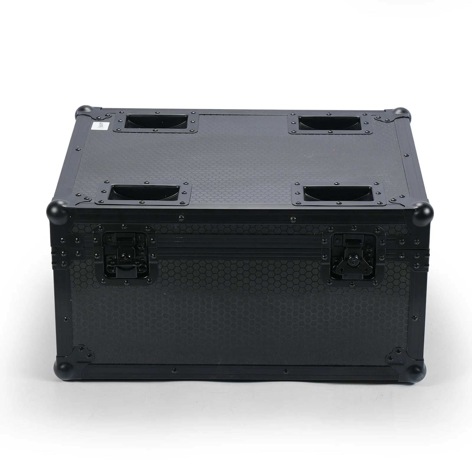 Yiflamefly Premium Soccer Pattern Leather Airline Case Stage Light Box Flightcase For 6Pcs 200W LED 48+8-segment Strobe Light