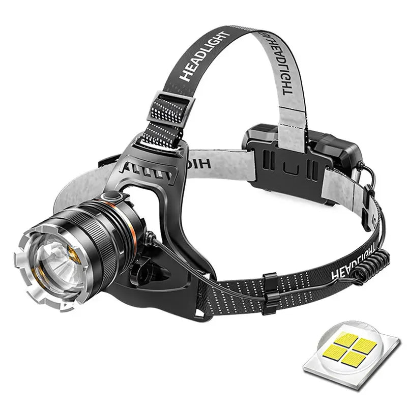 Rechargeable Head Lamp Fishing Powerful LED Headlamp Searching Camping Head Flashlight with Sensor  or NO Sensor  Use 2*18650