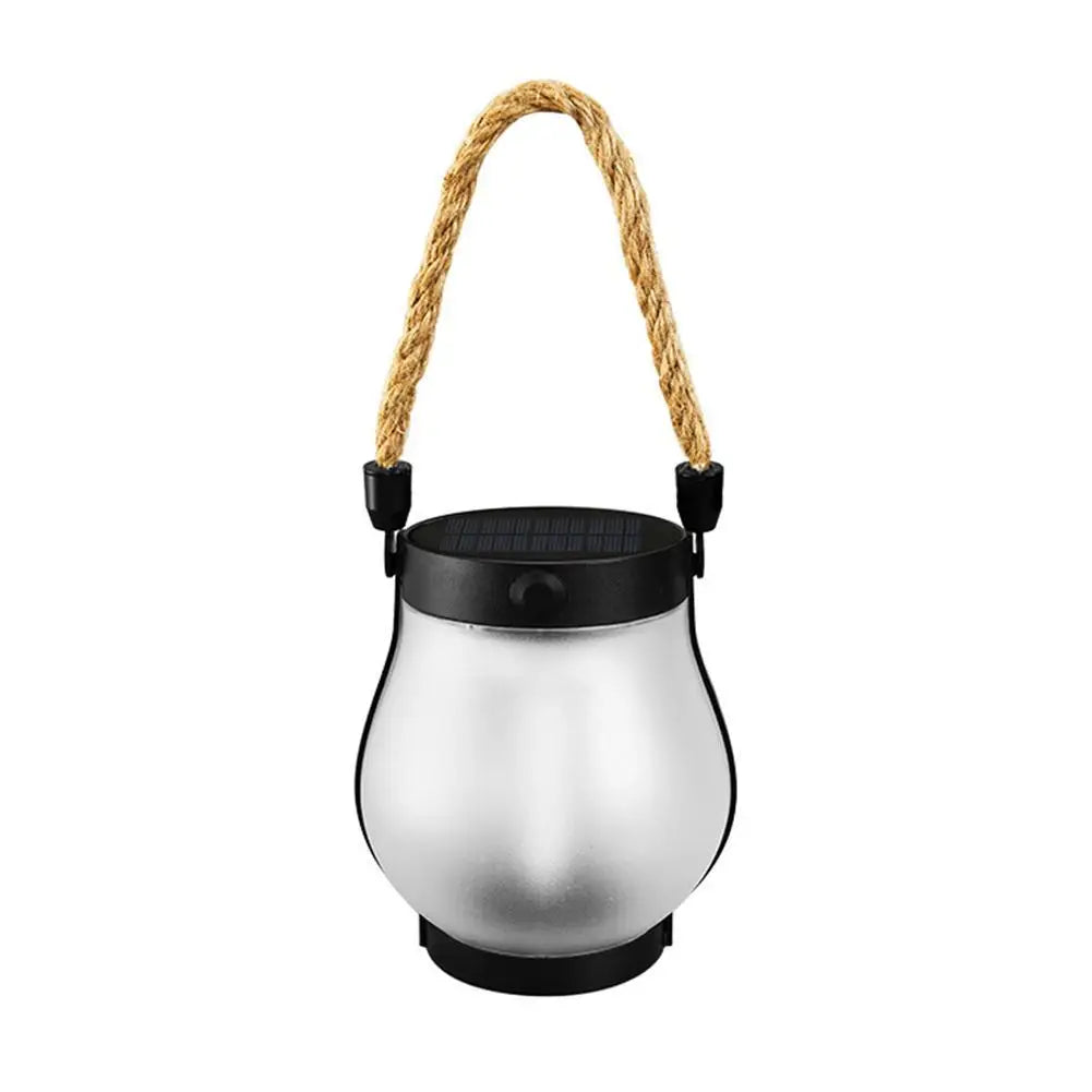 Solar Flame Rope Light Type C Fast Charging Waterproof Hanging Decoration for Camping Garden Balcony Outdoor Romantic Atmosphere