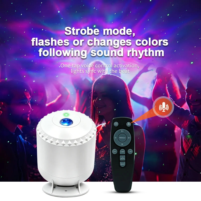 Galaxy Starry Sky Projector Lamp, Portable USB Romantic Nebula Atmosphere Night Light, Star Projection Lamp for Gift