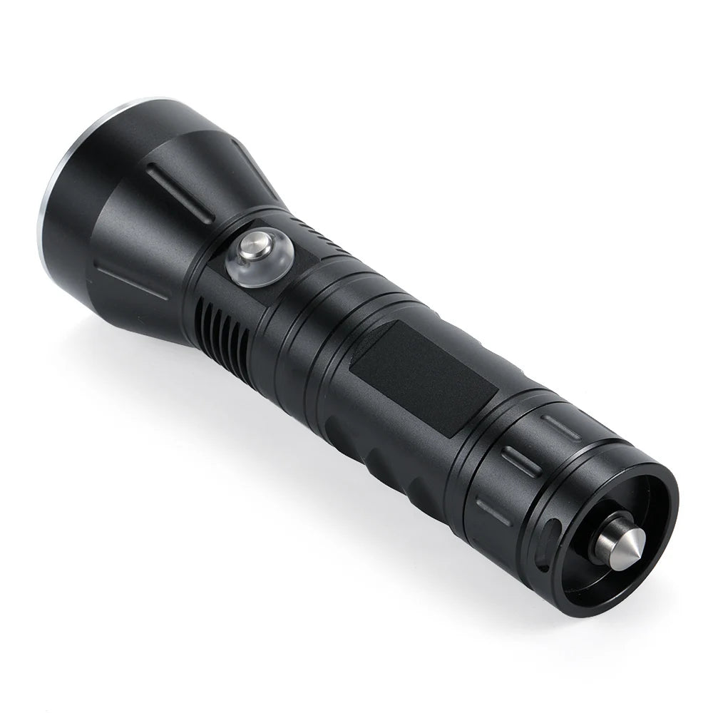 Professional 30W LED Diving Flashlight 3000lumens Tactical Underwater 100M Waterproof 26650 Deep-Sea Fish Lamp