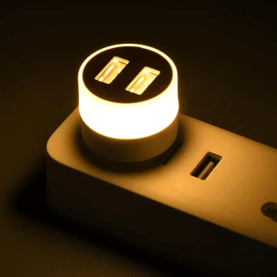 USB Light LED USB Book Lamp Eye Protection Reading Light Computer Reading Lamp Mobile Power Charging Book Lamps Mini Night Light