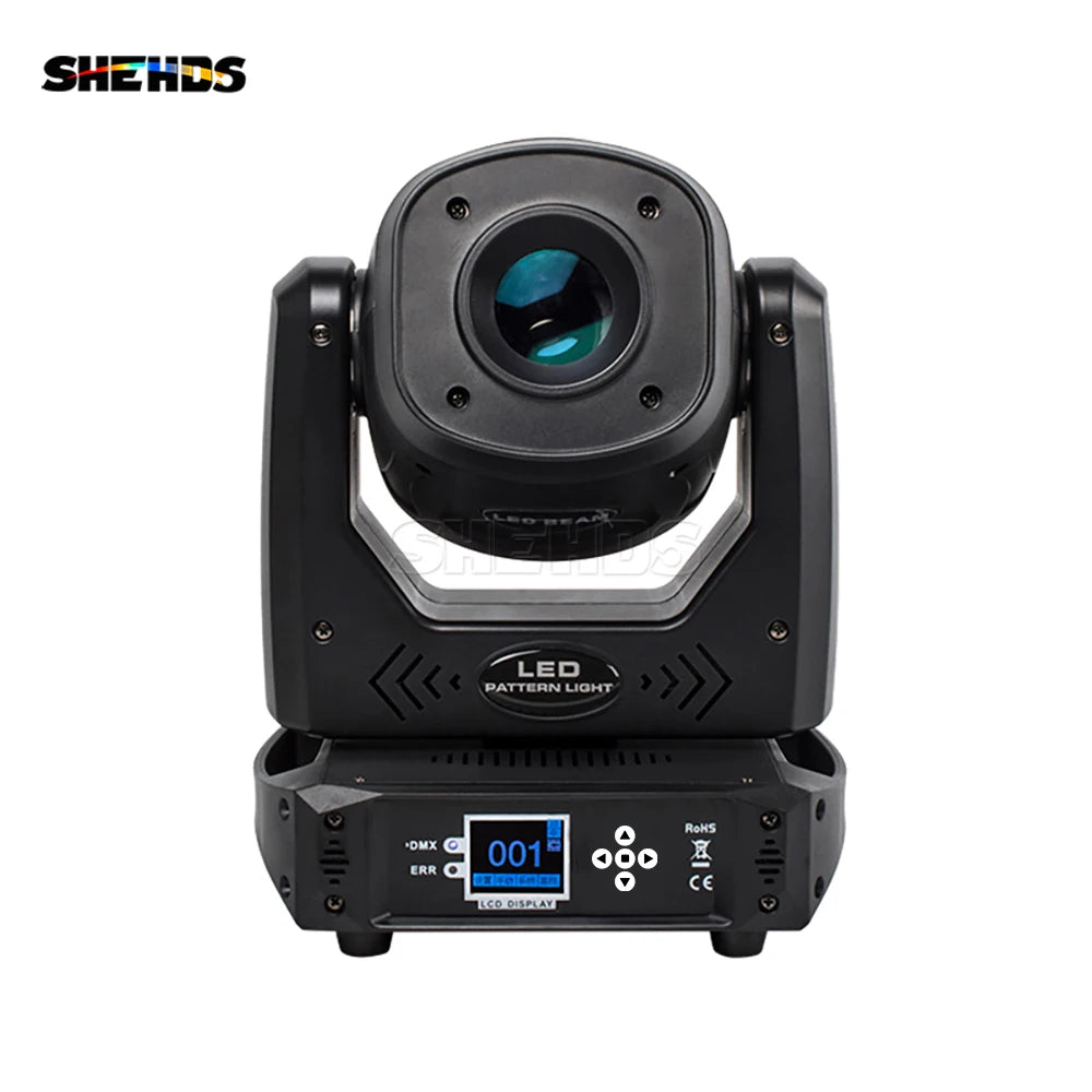 SHEHDS Bulb LED Spot 100W Light Colorful 7 Dynamic&6 Static Pattern Focus DMX512 For Discos DJ Bar Theater Concert Effect Light