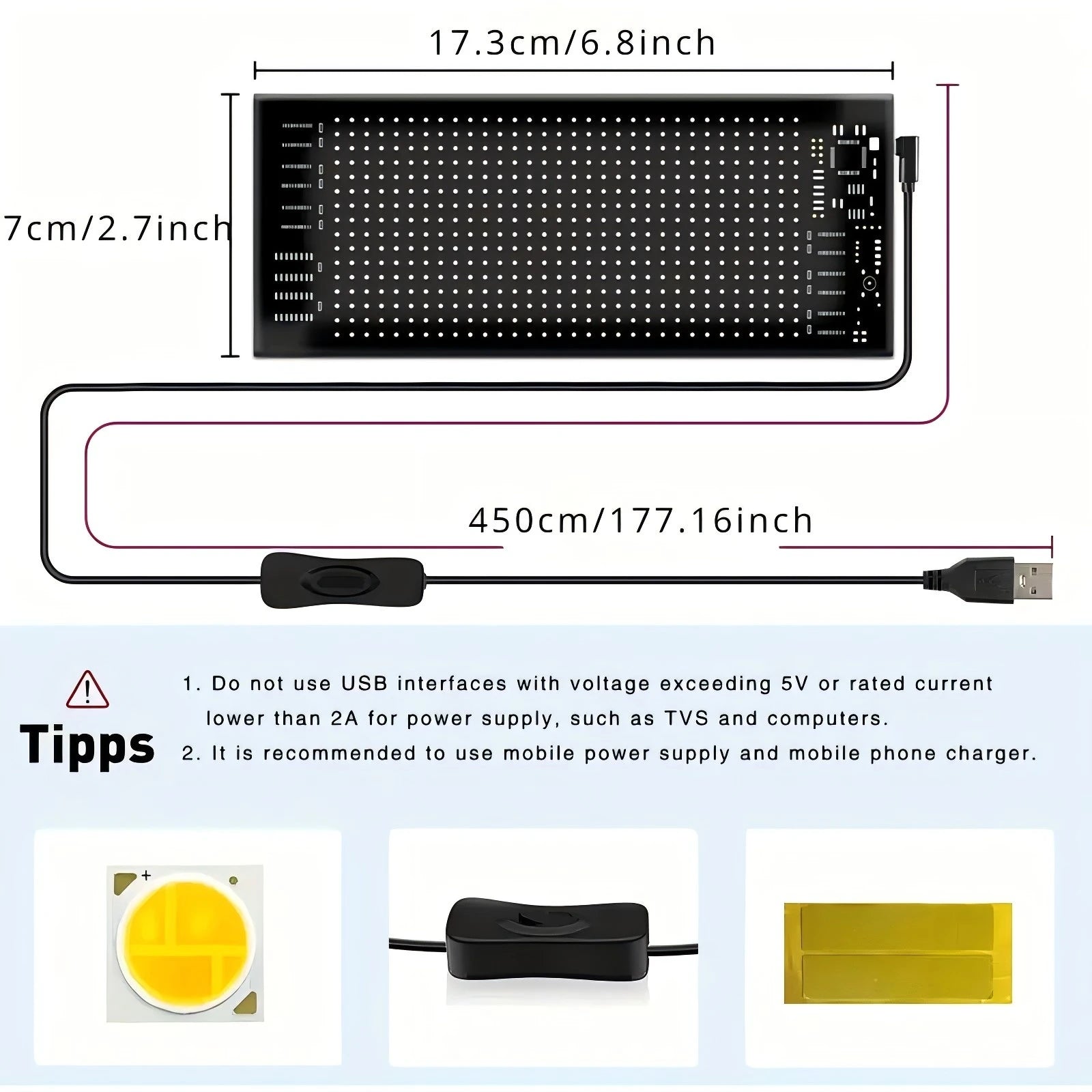 Huge Bright Devil Eyes LED Light Demon's Eye Programmable Scrolling LED Sign Flexible Screen for Store and Car Displays