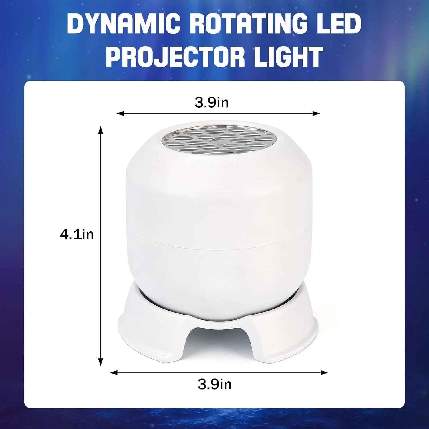 2026 LED Dynamic Projector USB Plug in Projection Night Light Adjustable Lighting for Home Christmas Parties Floor and Ceiling