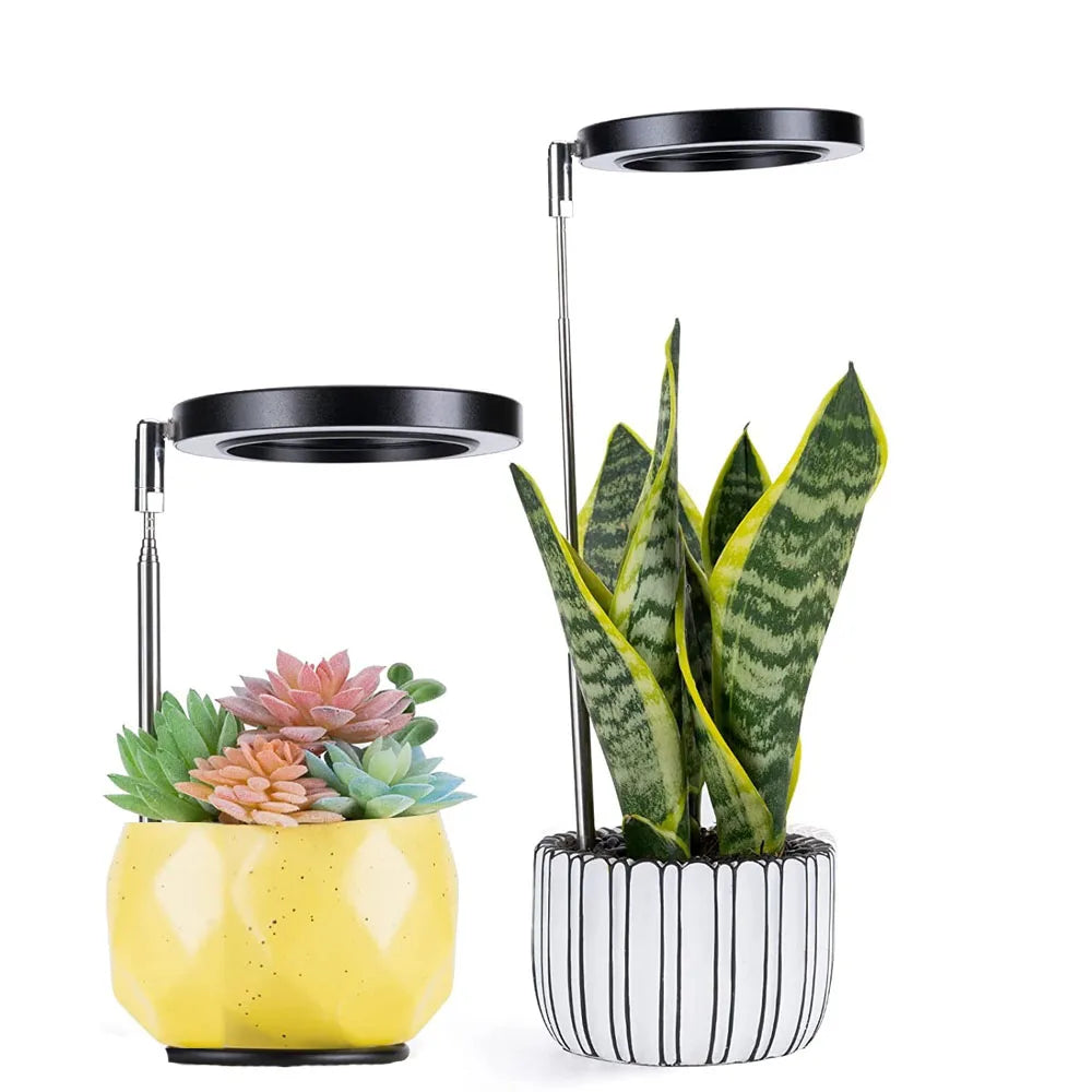 Indoor Full-Spectrum Plant Growth Lights, Led Plant Lights, and Indoor Sunlight-Like Growth Lights Are Suitable for Indoor Plants and Grow Lights with Retractable Bases