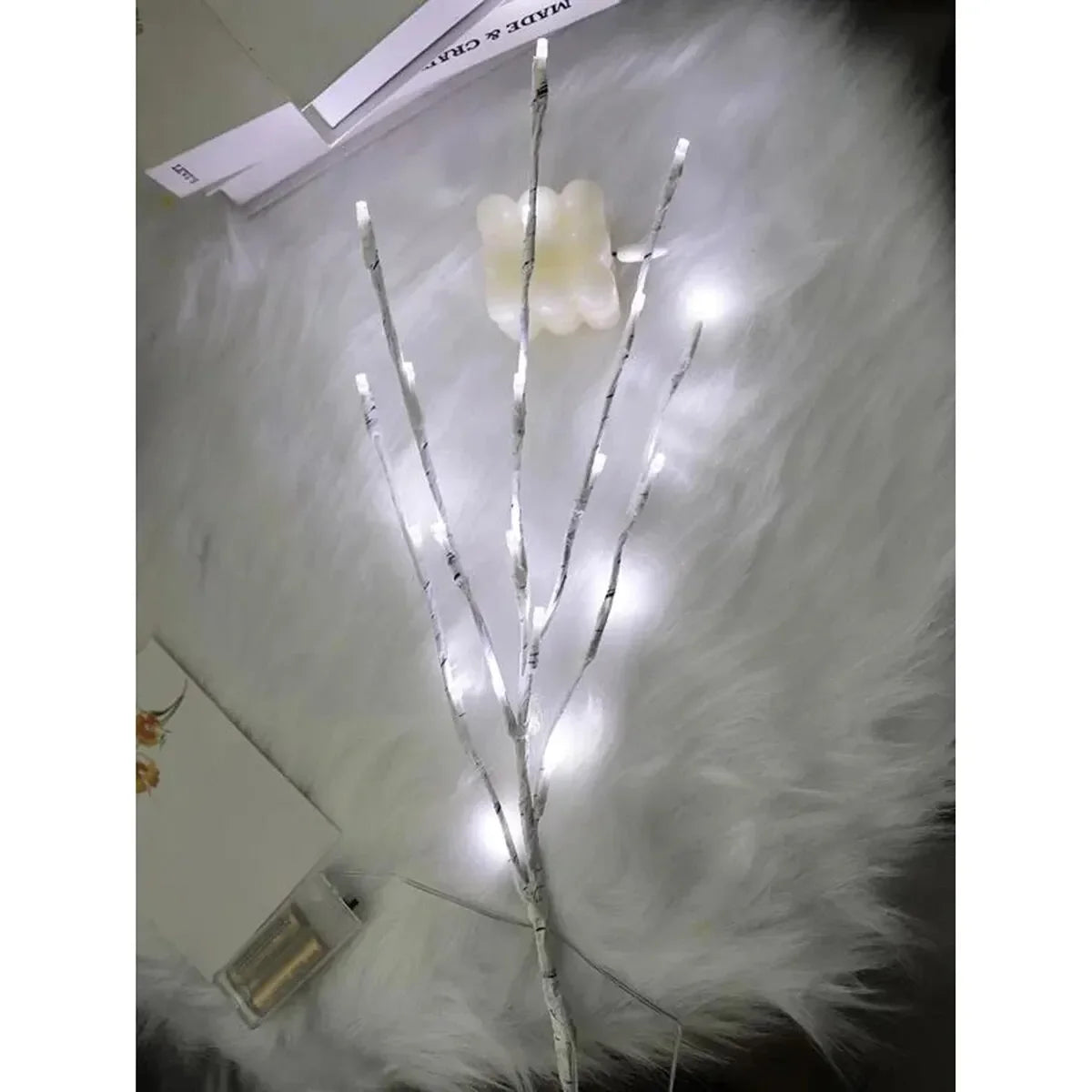 1 PCS White Birch Branch Light LED Festive Lights Battery Operated For Christmas Party Wedding Decoration Twig Outdoor Lights