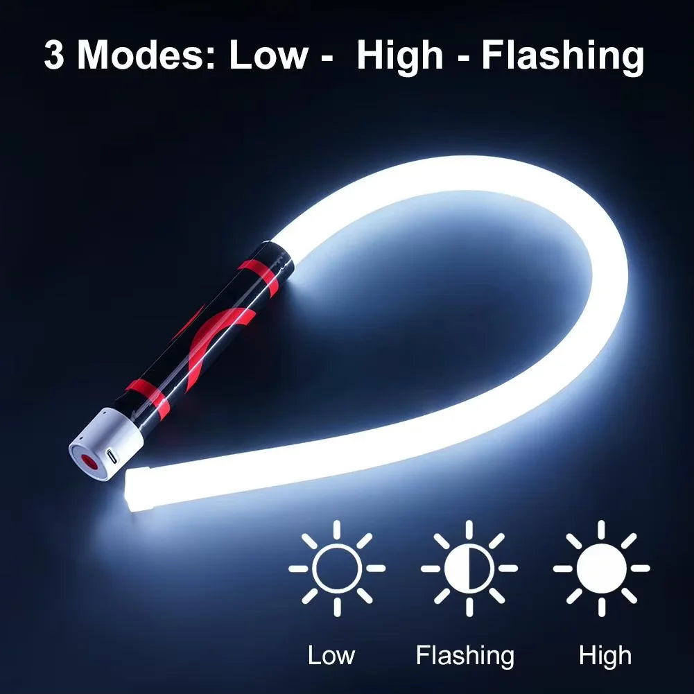 LED Light Strip Multifunctional Bendable Convenient High-power Maintenance Outdoor Flashlight Lighting Tool