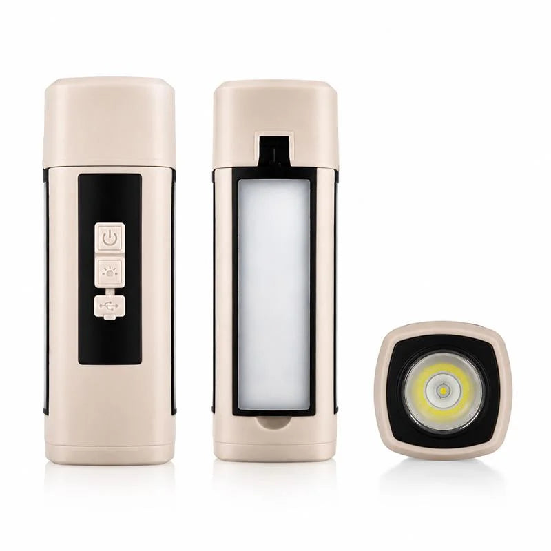 LED Flashlight Rechargeable Long-Beam Portable Outdoor Emergency Lighting With Long Battery Life, Suitable For Camping And Hiki