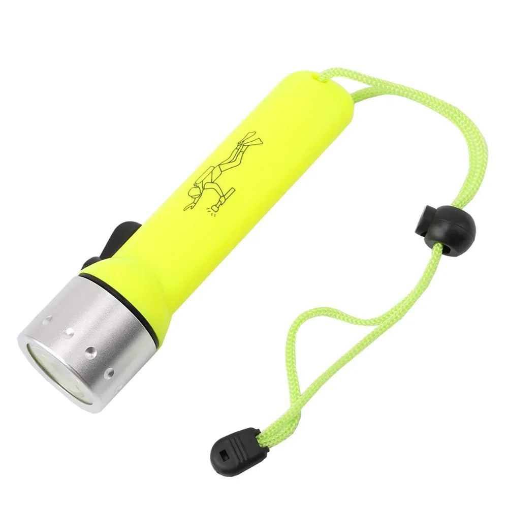 Powerful Super Bright Flashlight Diving Hunting High Lumen LED Outdoor Camping Light Waterproof Mini Portable Lighting Lantern