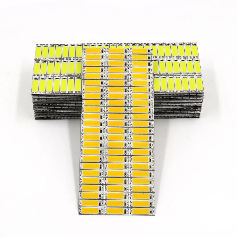 5PCS 25x7mm 1W COB LED Chip Light Source Tiny 3V 3.7V LED Bulb Warm Cold White 3000K 6000K for Work Signal Lamp DIY Lighting