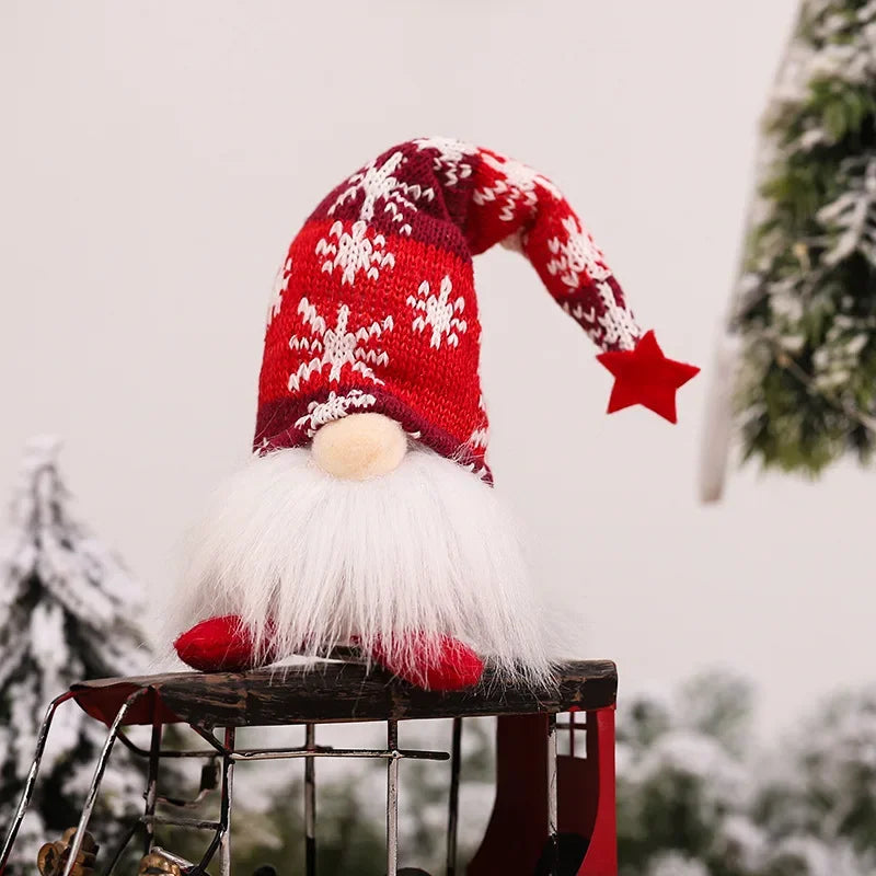 Christmas Gnome Faceless Doll Glowing Ornaments Night Light Merry Christmas Home Holiday Decorations Child New Year Xmas Gift