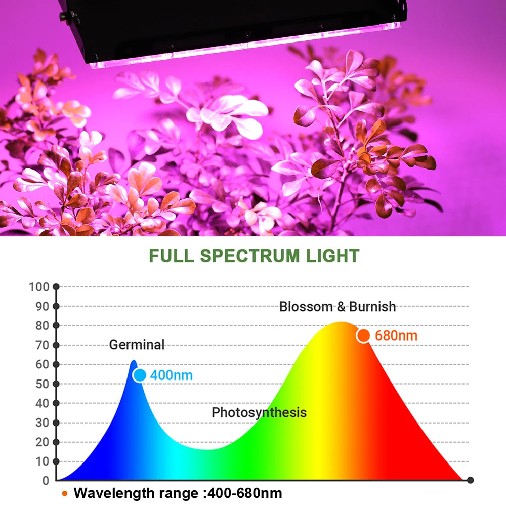 50W 100W 150W LED Grow Light 220V Outdoor LED Floodlight Full Spectrum LED Plant Growth Lamp LED Spotlight Projector Streetlight