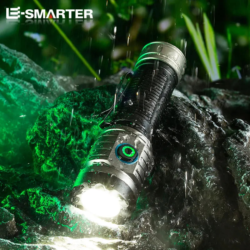 High Bright 3*LED Strong Light Mini Rechargeable Portable Torch Outdoor Aluminum Alloy Tactical Flashlight with Pen Clip