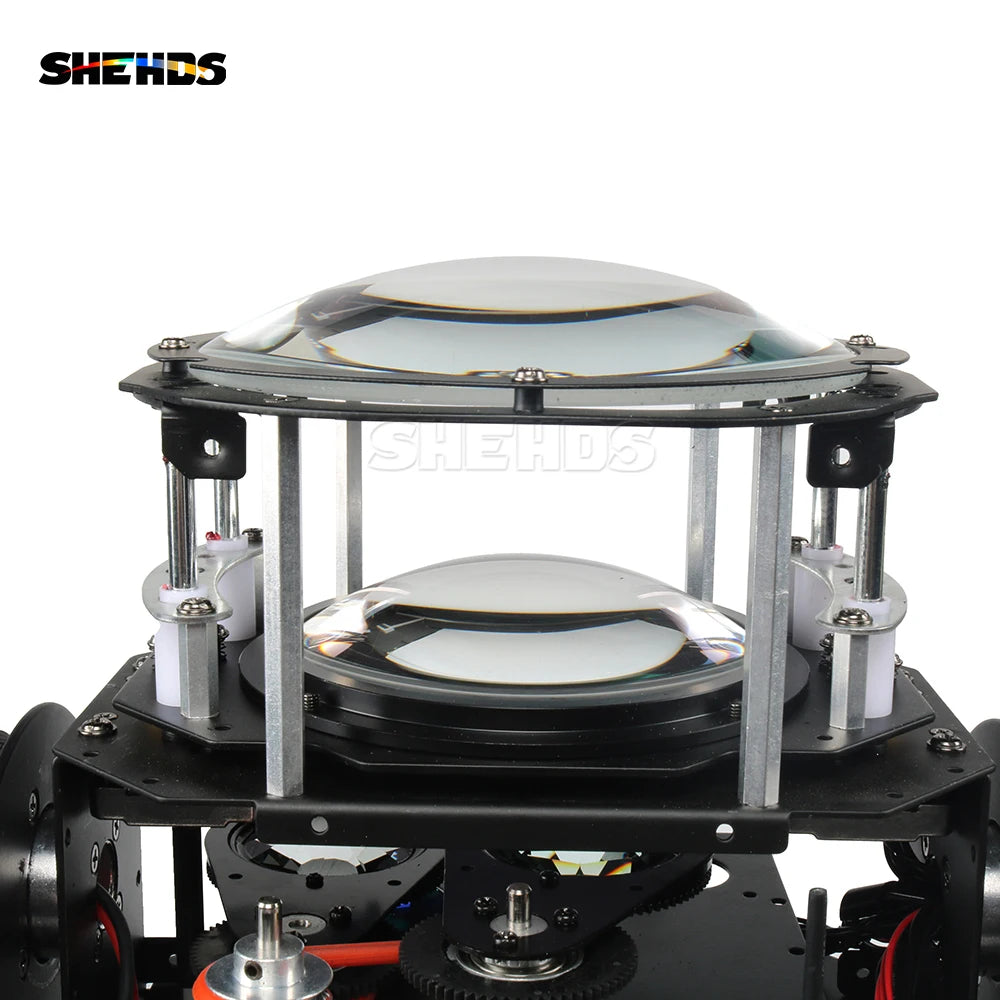 SHEHDS Super Power Beam 275W 10R Bulb Moving Head Double Prisms Rainbow Effect for Night Club Disco Christmas Lights Audience