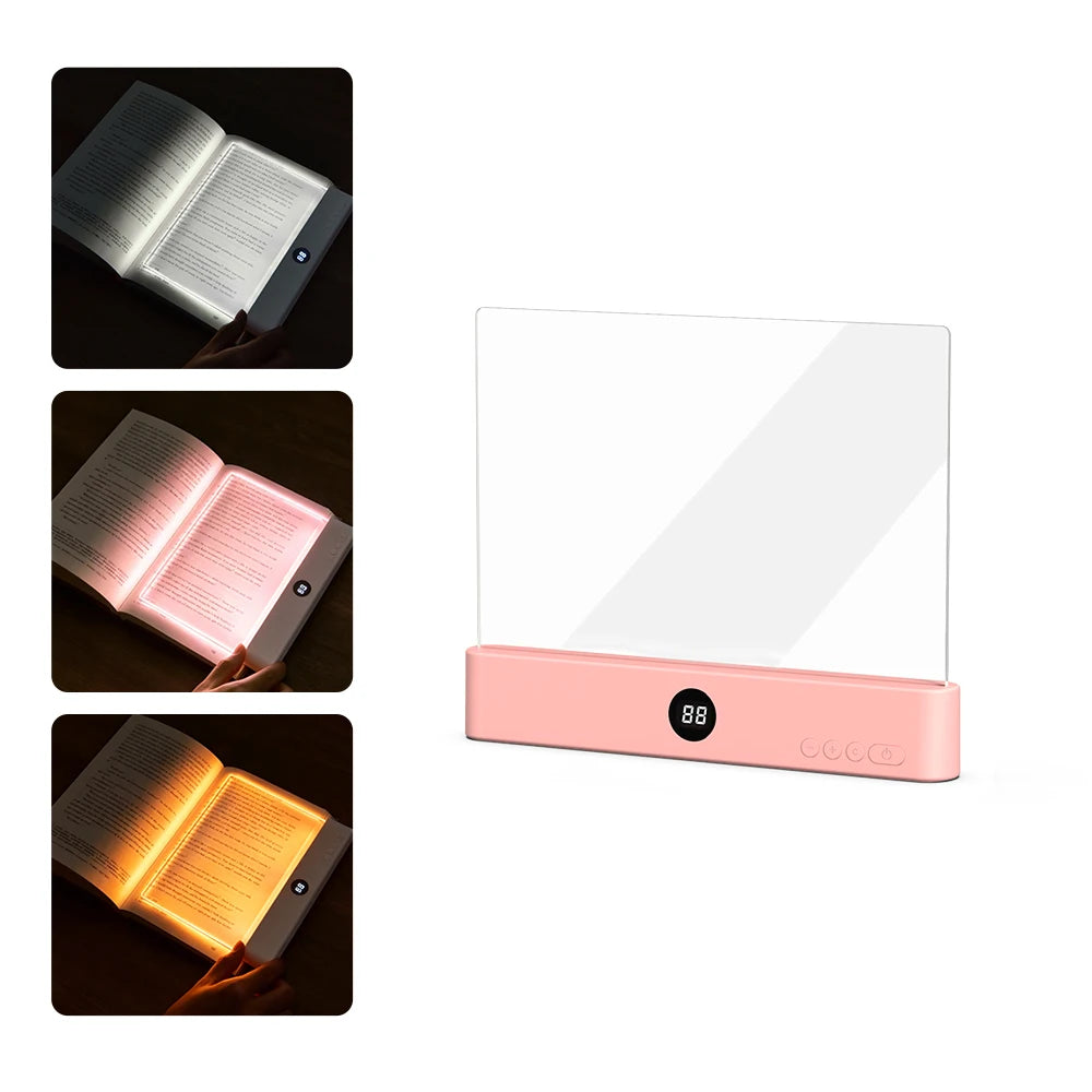 LED Reading Light Night Light Book Family Study Reading Lamp Portable Bookmark Light for Reading in Bed, Car Motivational Travel