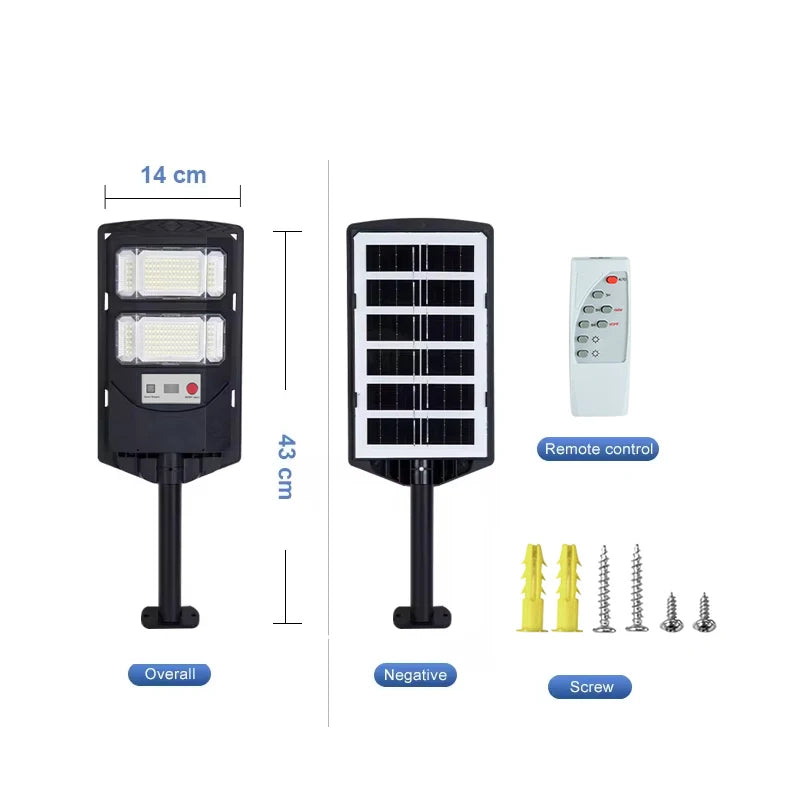 2025 Newly Upgraded Outdoor Solar Lamp 6000000LM Ultra-Bright Solar Light With Inductive Courtyard Lights Street Garden Lanterns