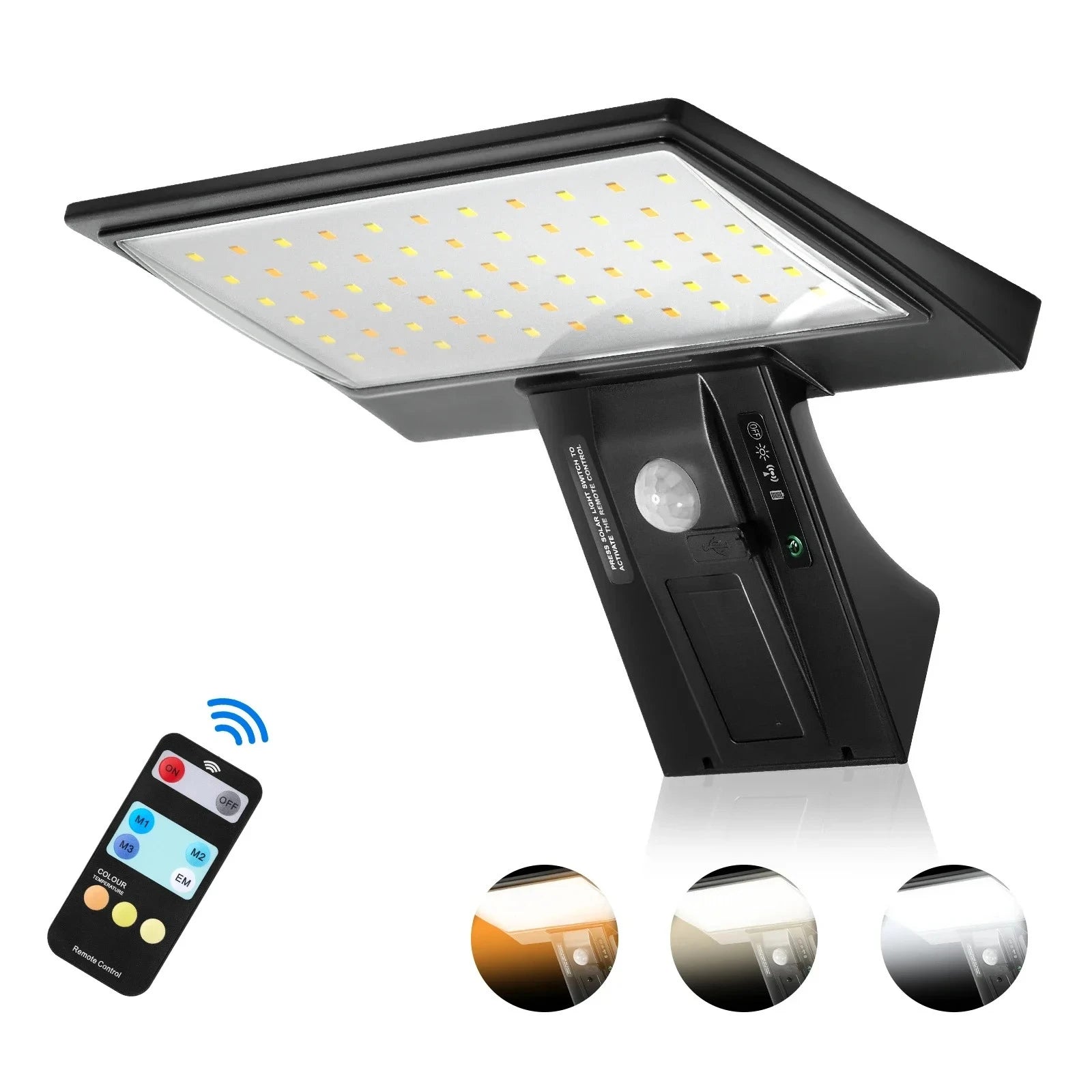 Upgraded outdoor solar lamp, waterproof garden lamp, intelligent sensor wall lamp, no wiring, new rural villa wall lamp