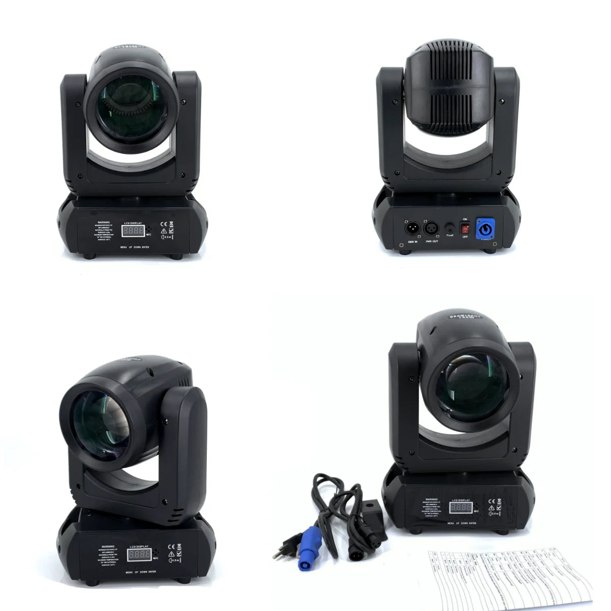 4PCS/DJ Lights Mini LED Moving Head 150W Beam+Spot+ 18 Rotating Prisms DMX Disco Lights Stage Effect Light Disco DJ Bar Lights