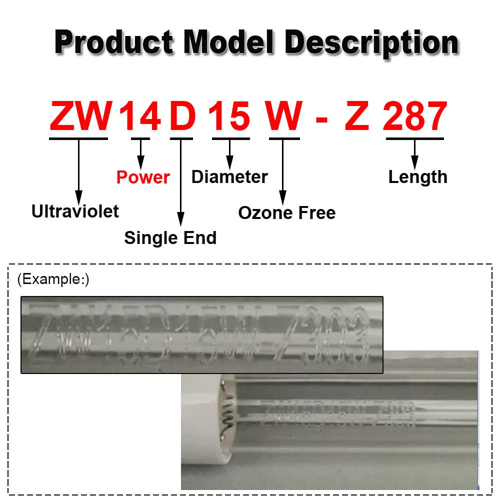G10q 8W 14W 15W 17W 41V UV Lamp Light with Straight Pipe Type and Single Ended 4 Needle for Air Equipment
