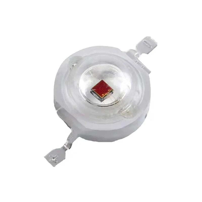 100pcs 3W LED chip Yellow High Power bulb/Spotlight/celling bead 588-595nm 2-2.4v 700mA 60-80lm AOC 42mil