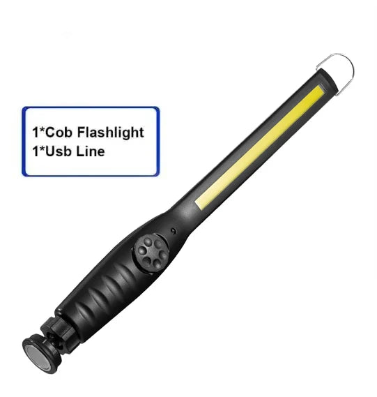 COB Portable LED Work Lights Cordless Magnetic LED Work Lamp Inspection Lights for Car Repair, Home, Garage, Emergency