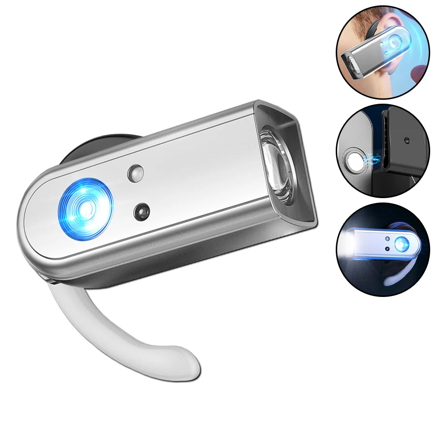 6818A Induction Led Headlamp 1500mah Lightweight Headlight Portable Flashlight Waterproof Fishing Riding Running Light Torch