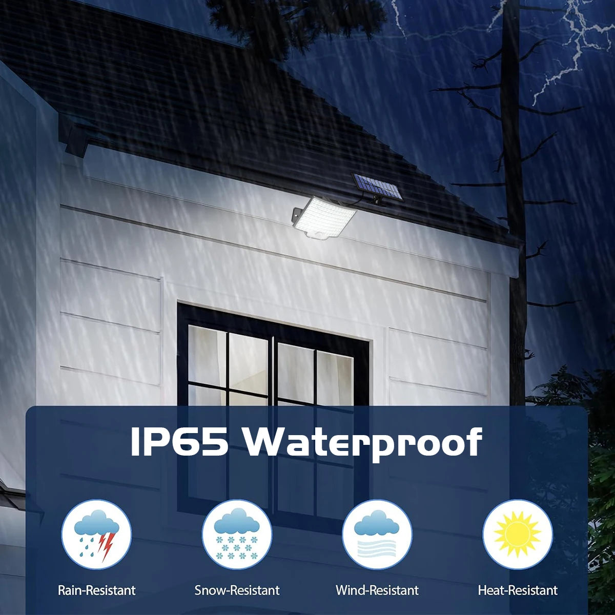 Solar Light for Outdoor 106/122 LED Solar Light Outdoor with Motion Sensor IP65 Waterproof 120° Lighting Angle Solar Wall Light