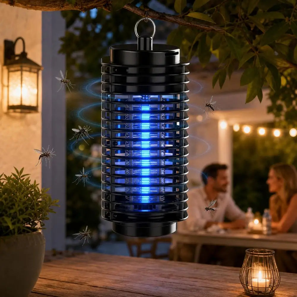 Electric Mosquito Zapper UV Insect Killer Lamp Ultra Quiet Bug Fly Trap with Safety Grid Indoor Hanging Bug Zapper EU Plug