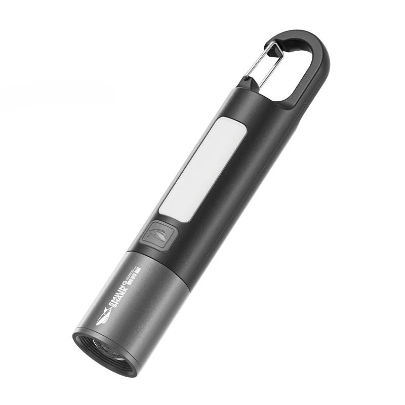 Portable Mini LED Flashlights USB Rechargeable with Hook Zoomable Torch Outdoor Camping Hiking Long-range Emergency Lantern